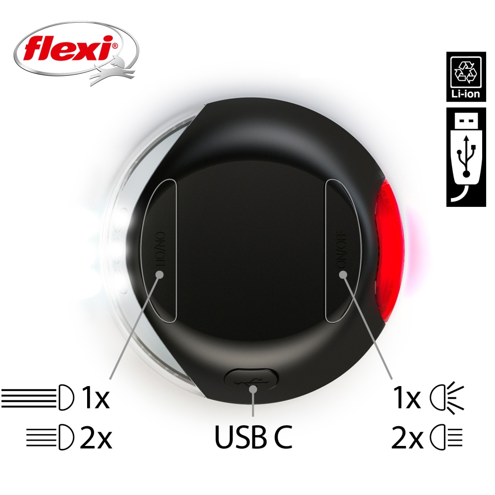 Flexi světlo LED Lighting System na vodítko černé