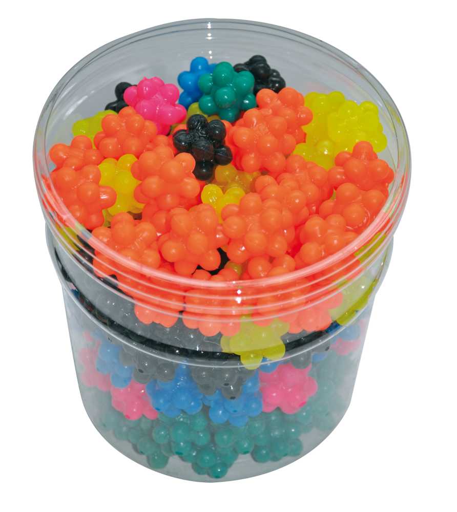 Gumová hračka atom 4 cm