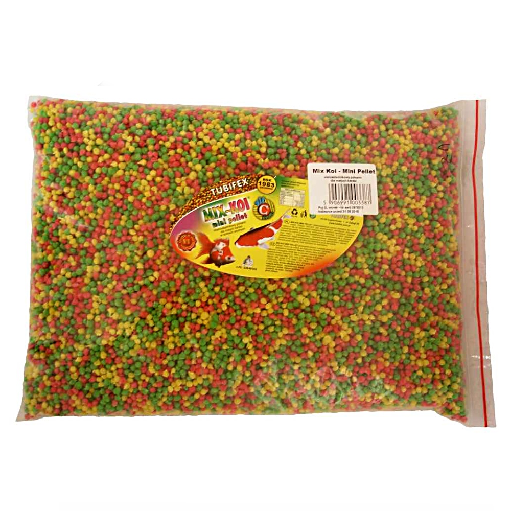 KOI MIX mini pellet kuličky, sáček 3 l