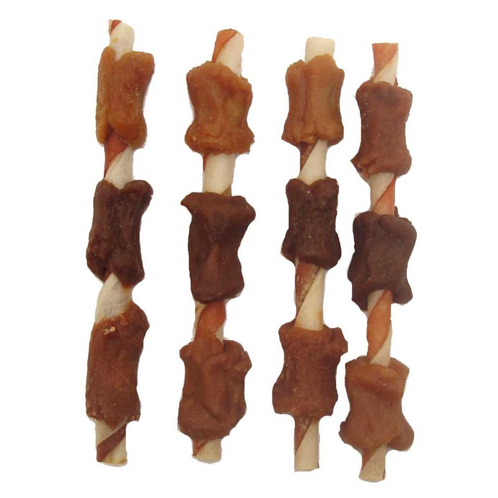 Chicken, Duck & Liver wrap Rawhide JUKO Snacks 250 g