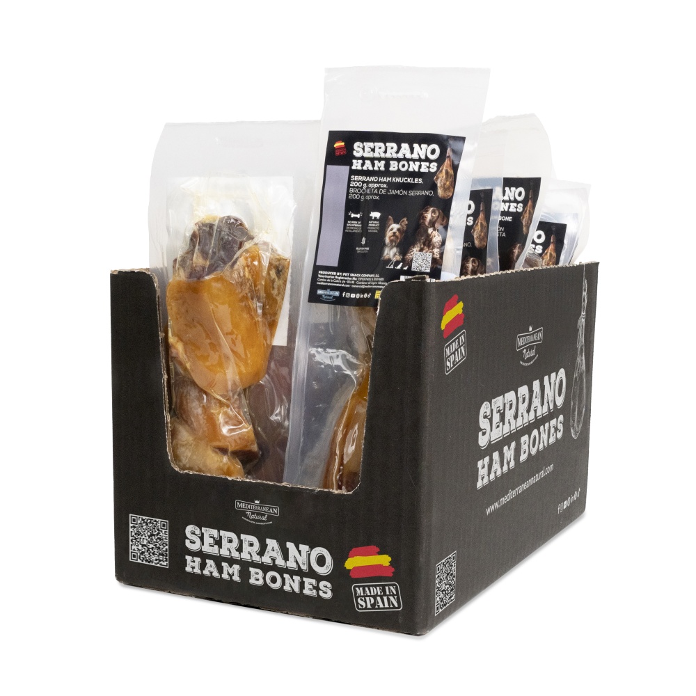 Kost půlka se šunkou a kloubem Serrano cca 200 g- 18ks