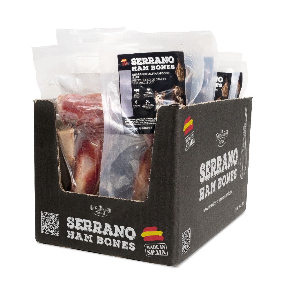 Kost půlka se šunkou Serrano cca 370 g - 18ks balení