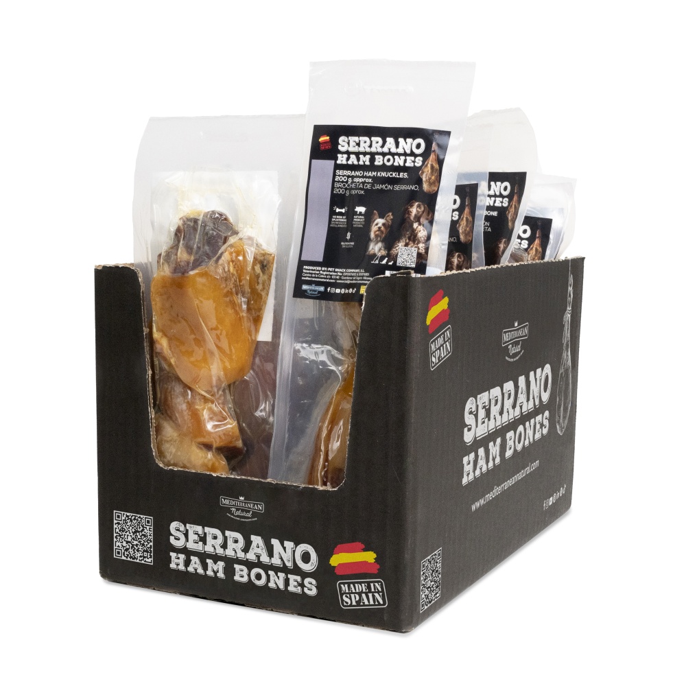 Kousky šunky Serrano cca 200 g- 20ks