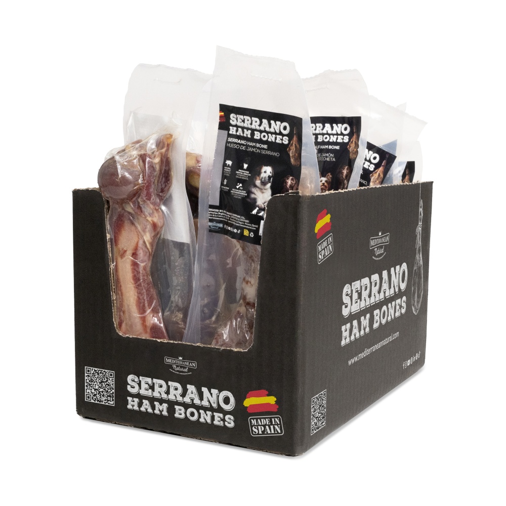 Kost se šunkou Serrano cca 370 g - 18ks