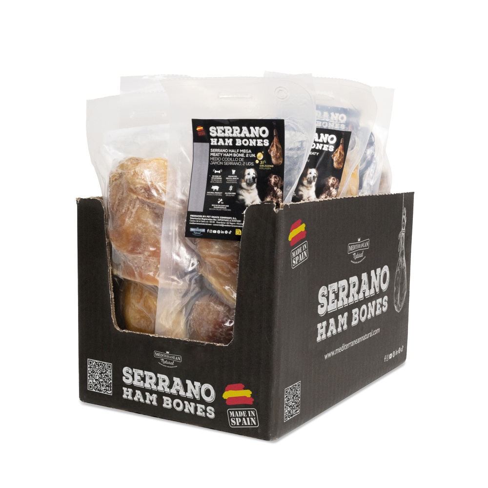 Kost obří půlka se šunkou Serrrano cca 550 g (2 ks) po 14 balení