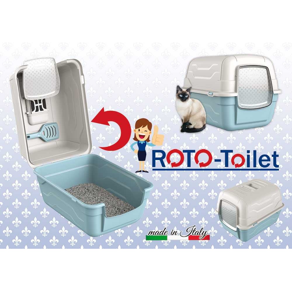 WC s filtrem a lopatkou RotoToilet
