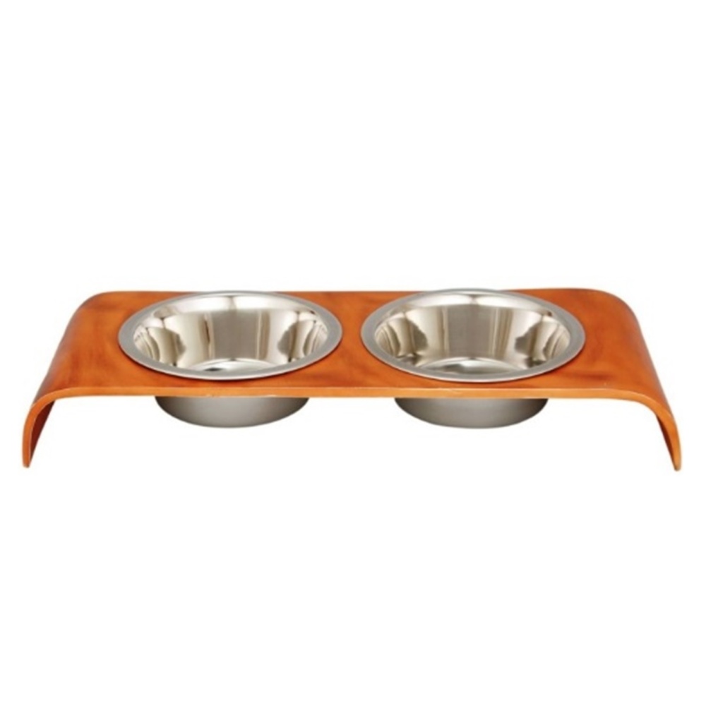 Dvojmiska v designovém stojánku 2 x 0,78 l