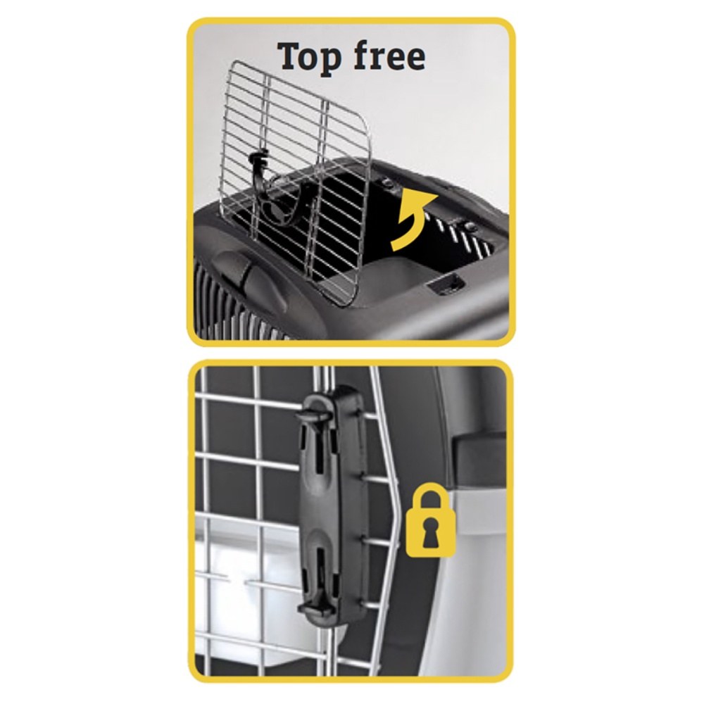 Gulliver 3 Top Free horní otvírání, šedá