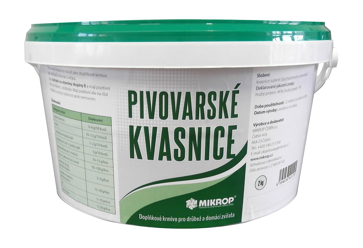 Pivovarské kvasnice Mikrop 25 kg