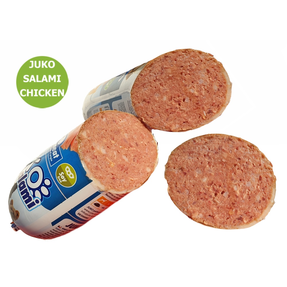 JUKO Salami Chicken (kuřecí) 2 x15 ks + Beef (hovězí) 2 x15 ks - SLEVA 10 %
