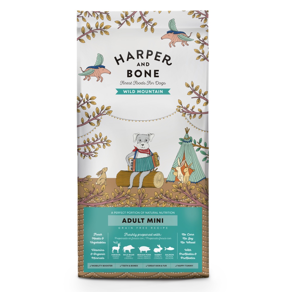 Harper and Bone Dog Adult Mini divoké hory 2 kg
