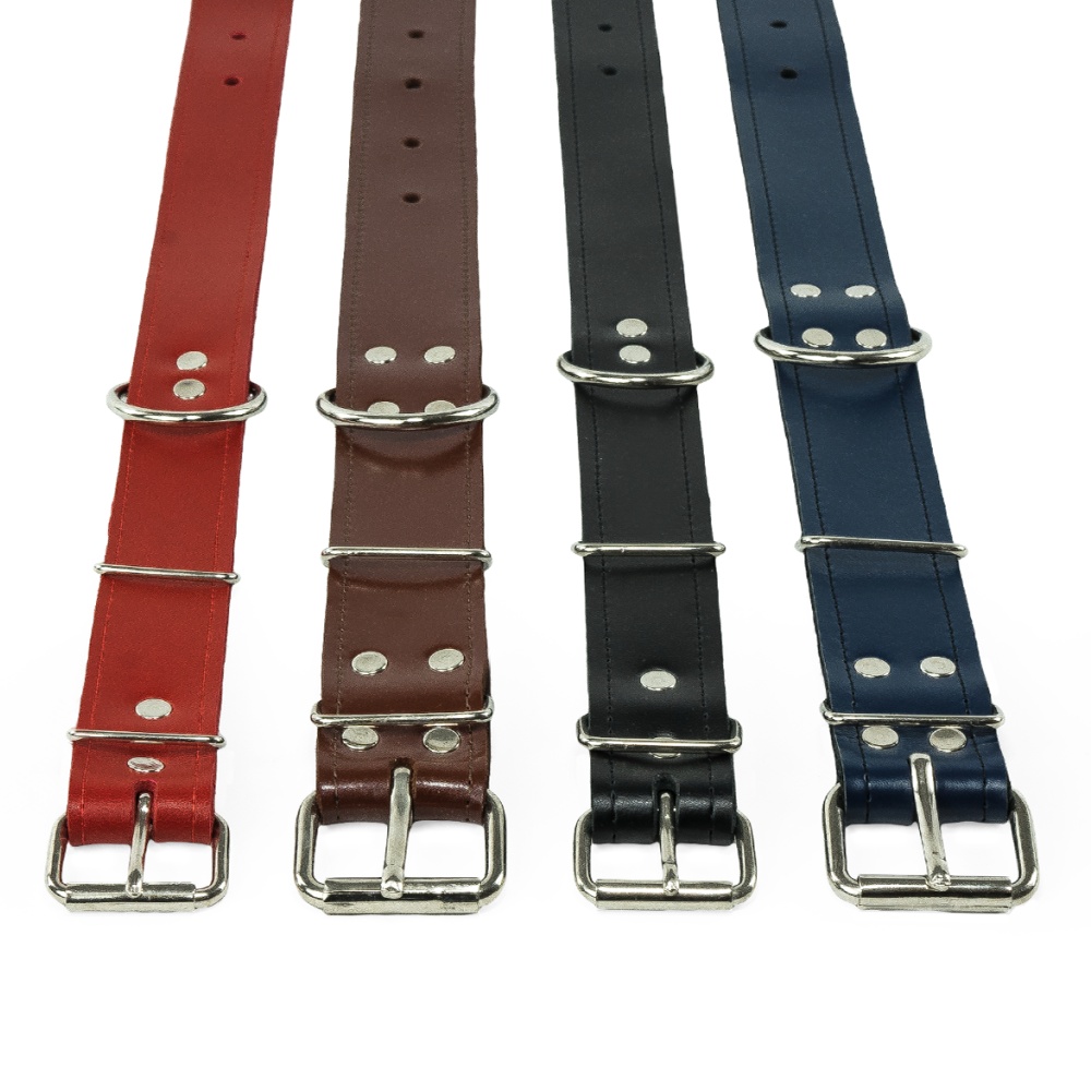 Obojek kožený SIMPLE 65 x 3,5 cm