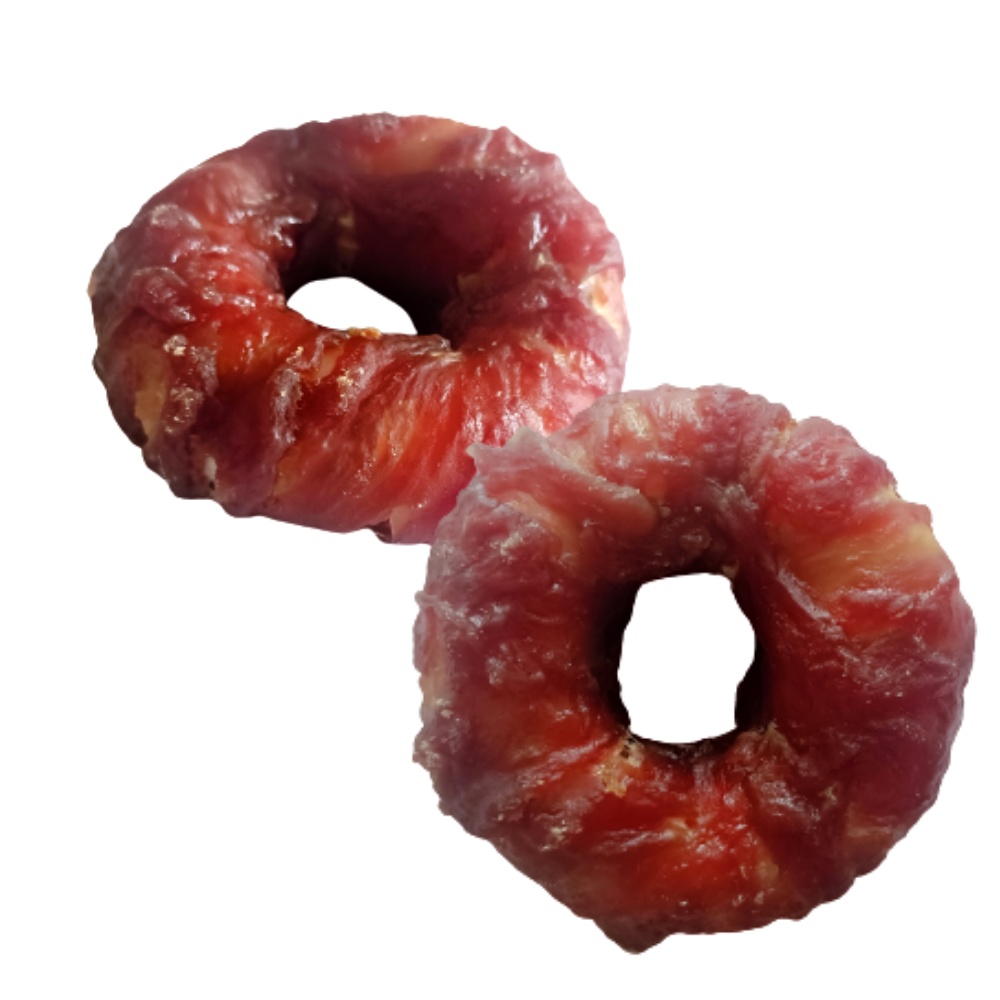Donut s kachním masem měkký JUKO Snacks 6 cm (20 ks)