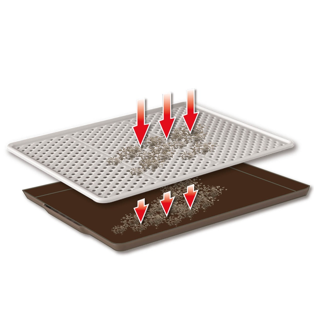 Sítová předložka před WC Genius