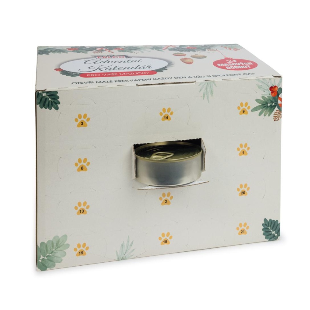 FALCO Adventní kalendář, 24 x konzerva 120 g