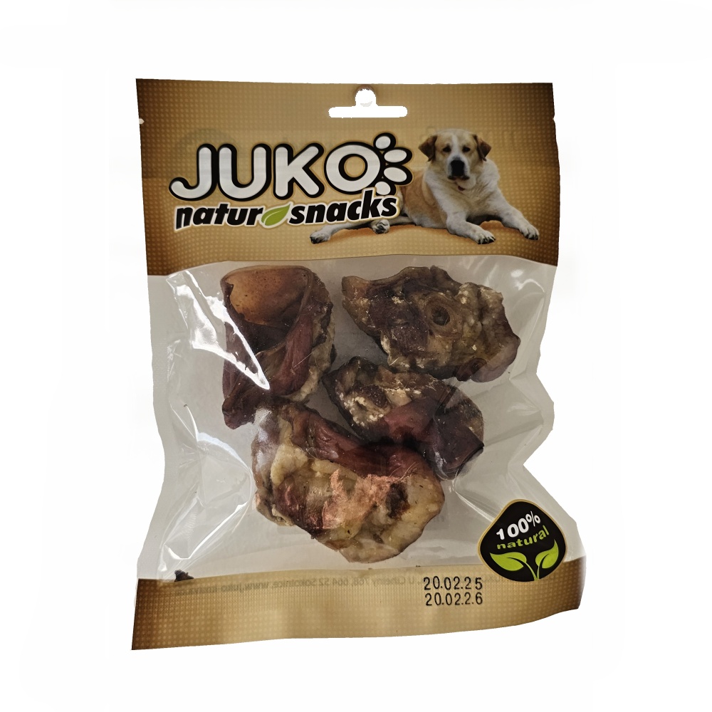 Záouška vepřová sušená JUKO 150 - 160 g (4 ks)