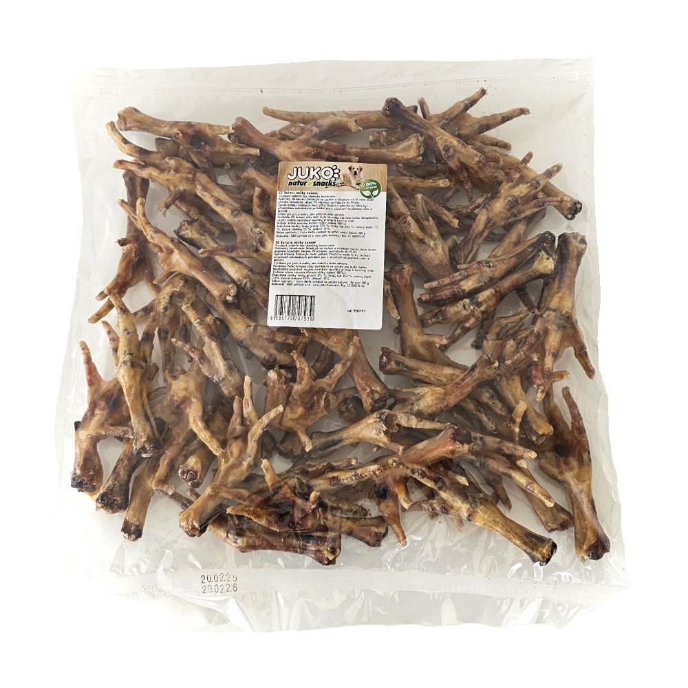 Nožky kuřecí sušené JUKO 500 g
