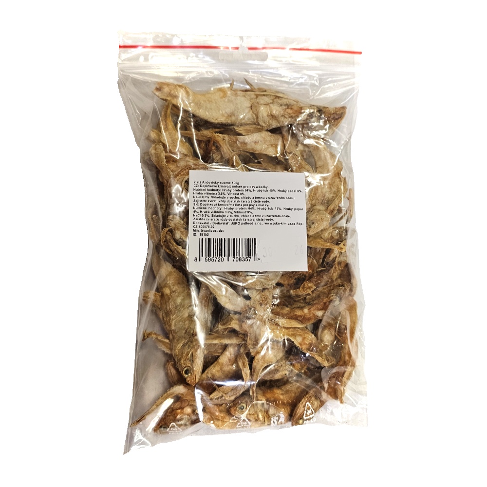 Zlaté Ančovičky sušené 100 g