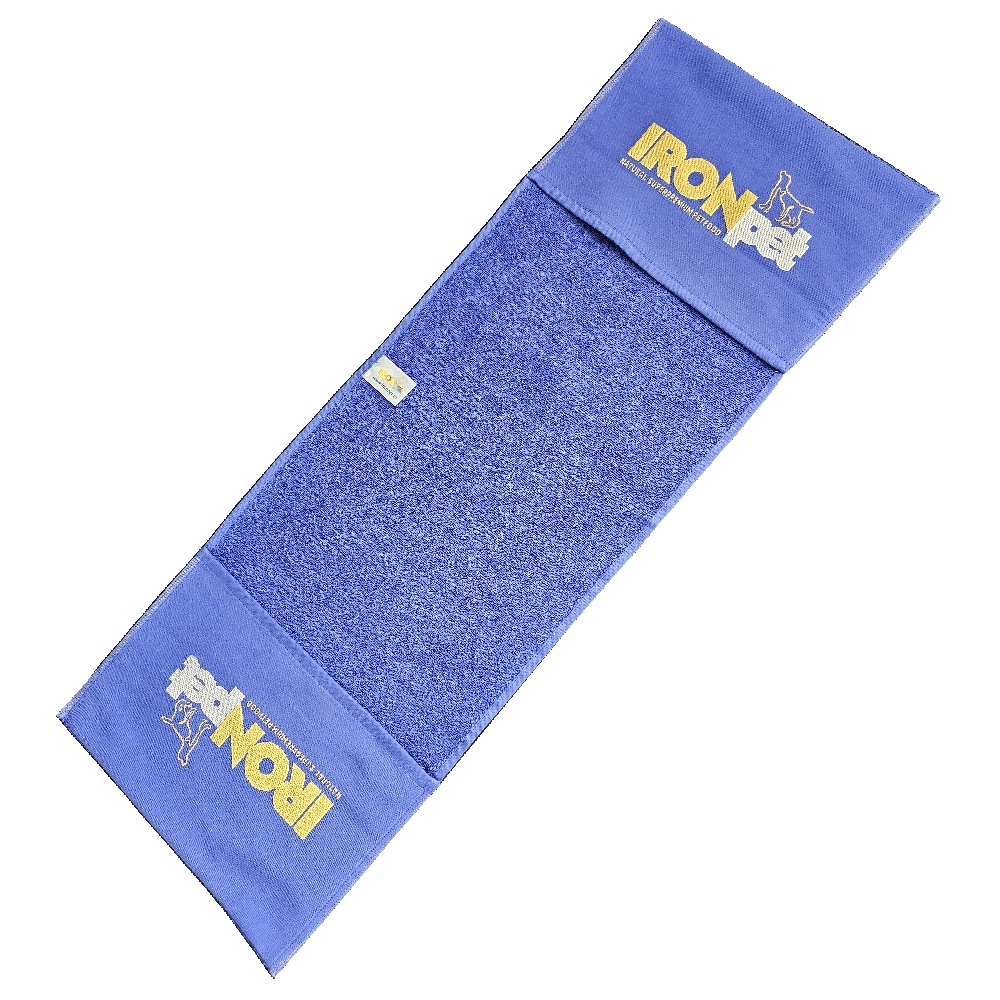 Ručník pro psa modrý IRONpet 30 x 90 cm