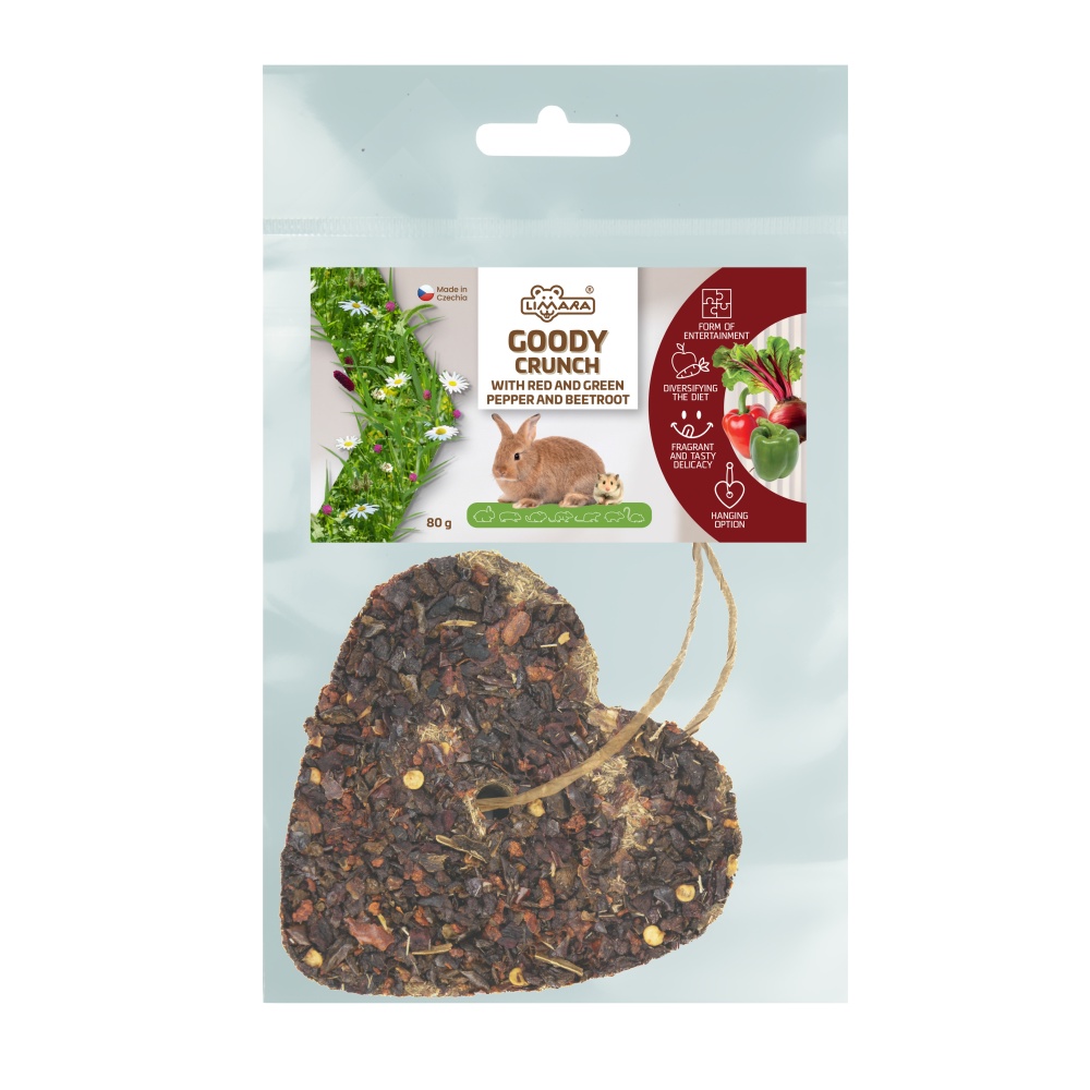 Bezobilné zeleninové srdce Goody Crunch 80 g