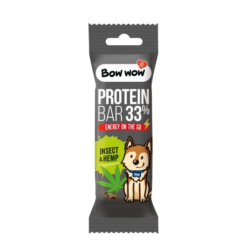 Proteinová tyčinka Hmyz & Konopí 32 g (20 x 1 ks)