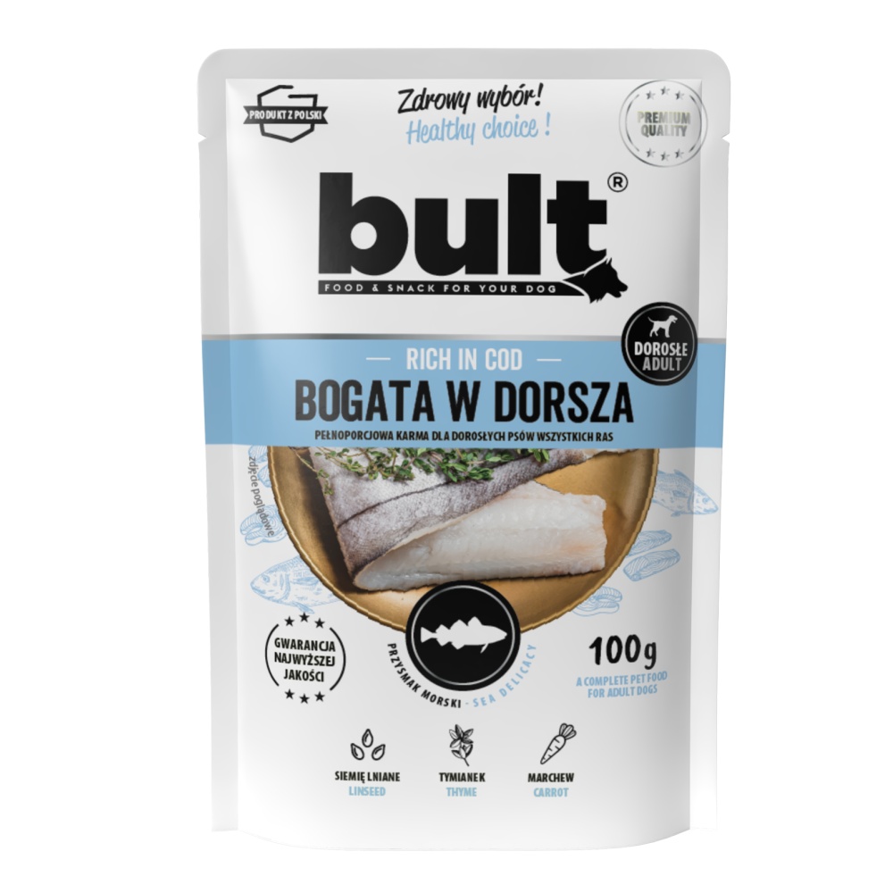 Bult Dog treska, kapsička 100 g