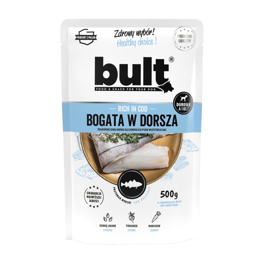 Bult Dog treska, kapsička 500 g