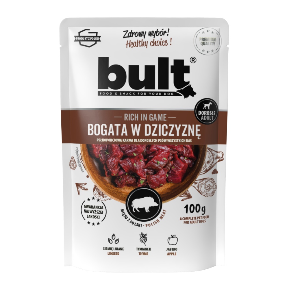 Bult Dog zvěřina, kapsička 100 g