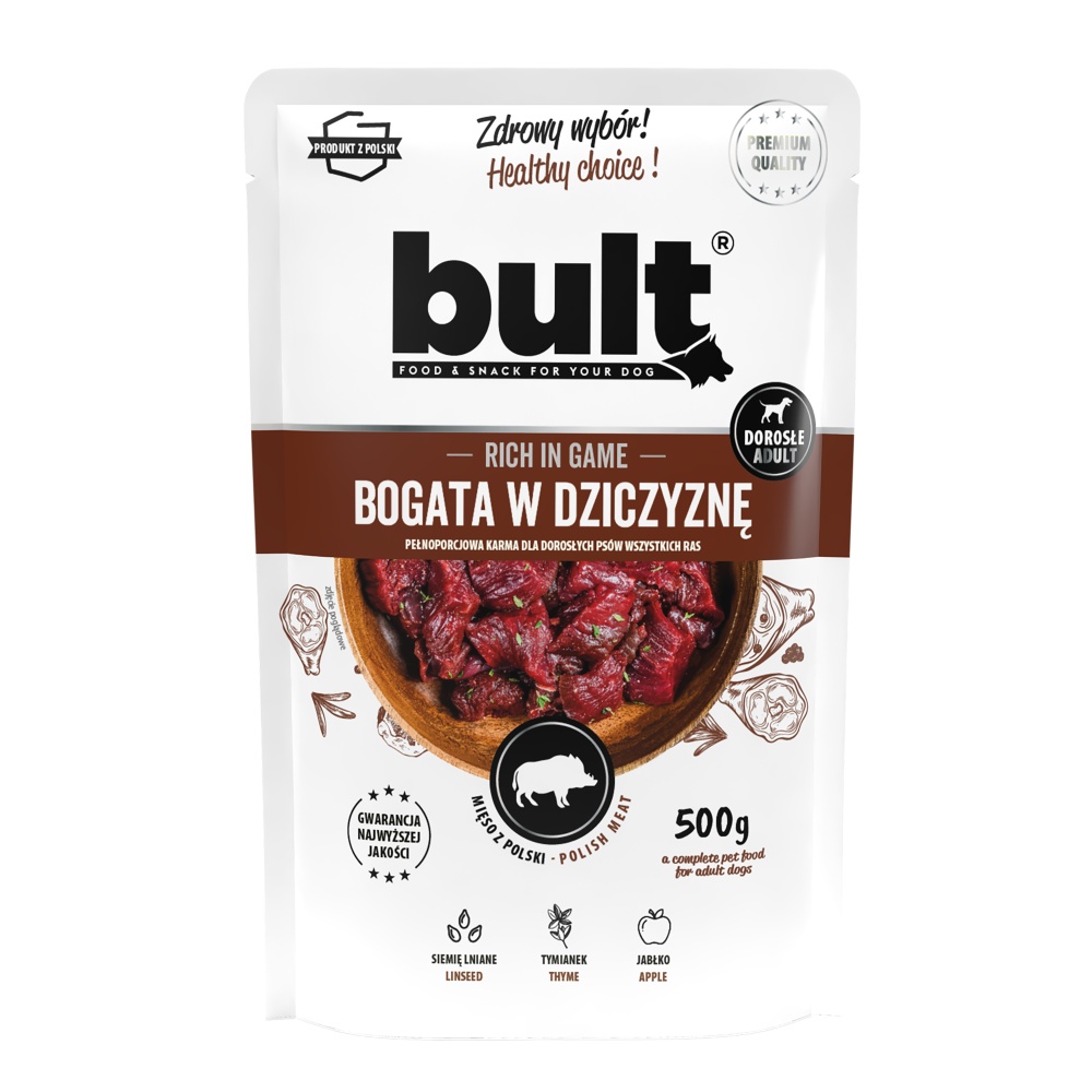 Bult Dog zvěřina, kapsička 500 g