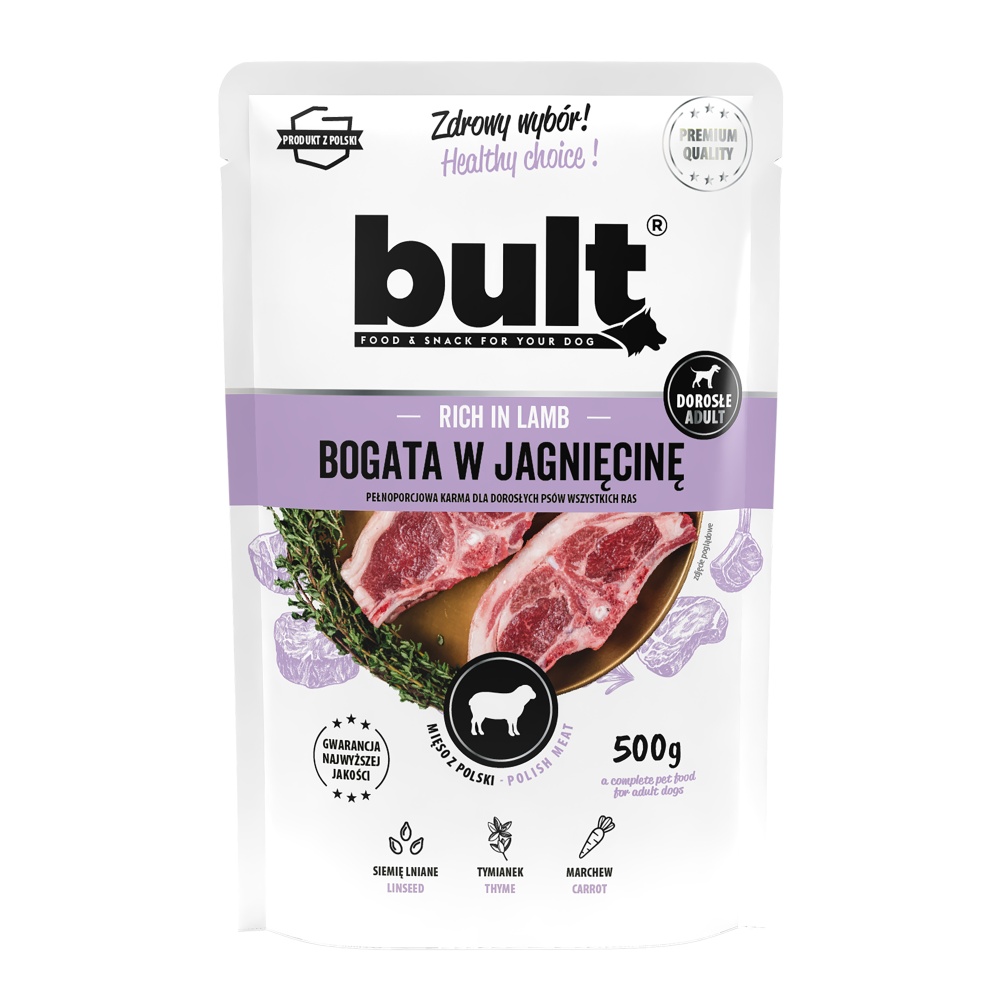 Bult Dog jehněčí, kapsička 500 g
