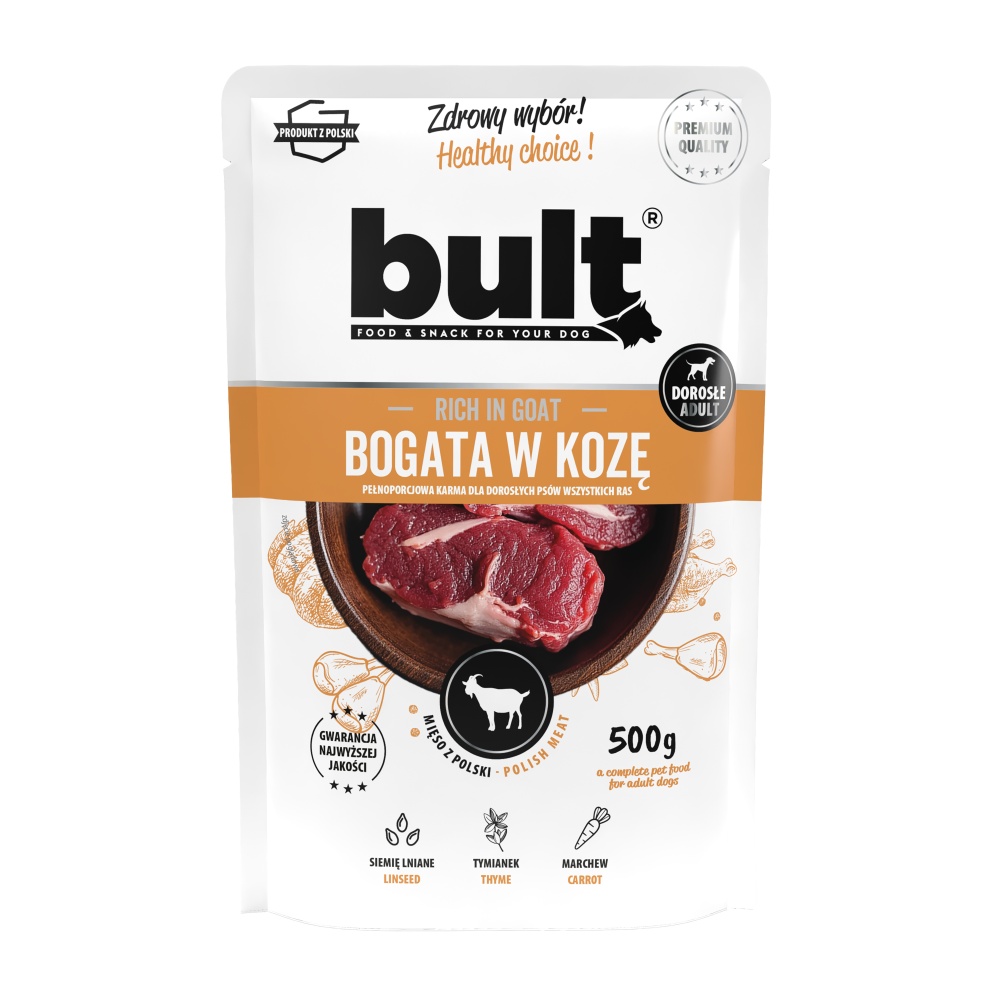 Bult Dog kozí, kapsička 500 g
