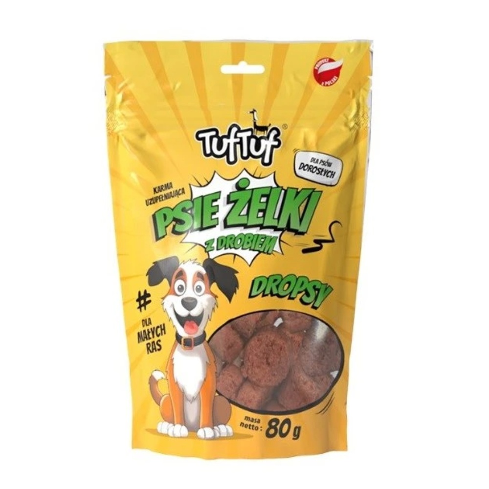 TufTuf Super měkké drůbeží dropsy pro malá plemena 80 g