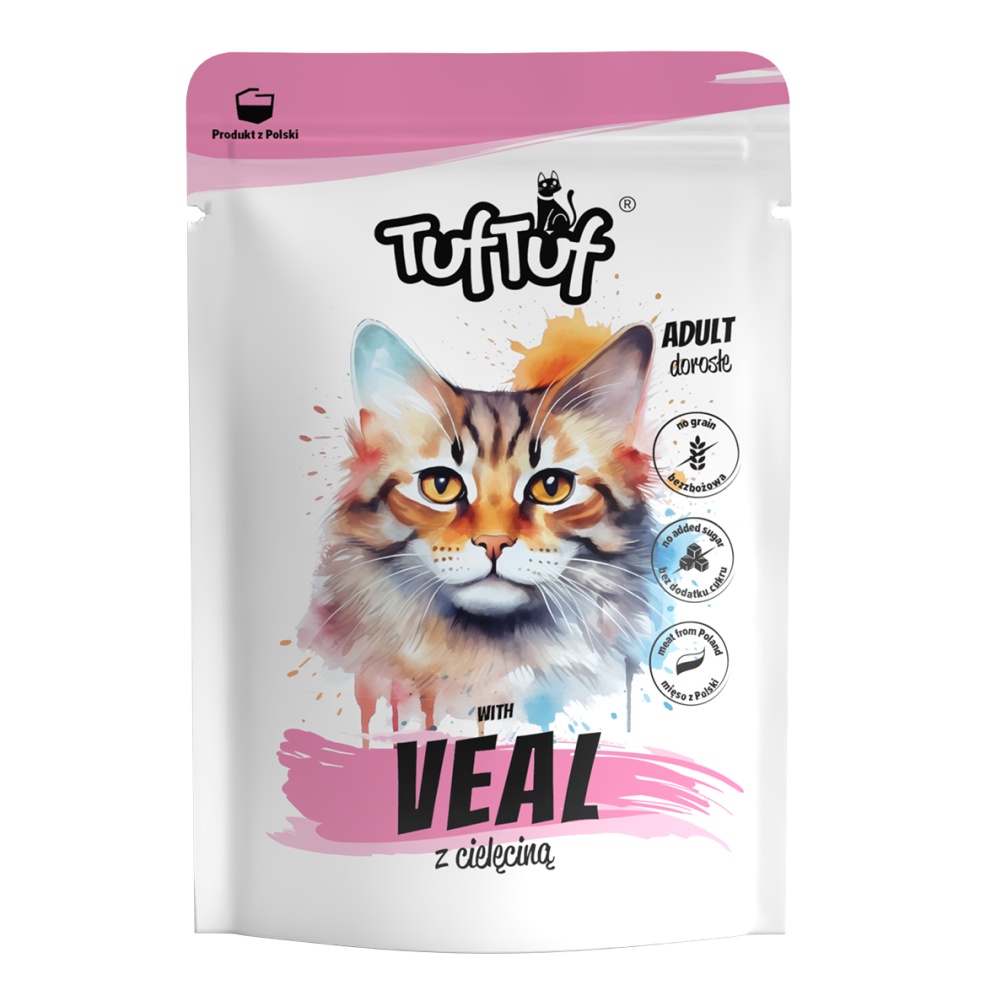 TufTuf Cat telecí, kapsička 300 g