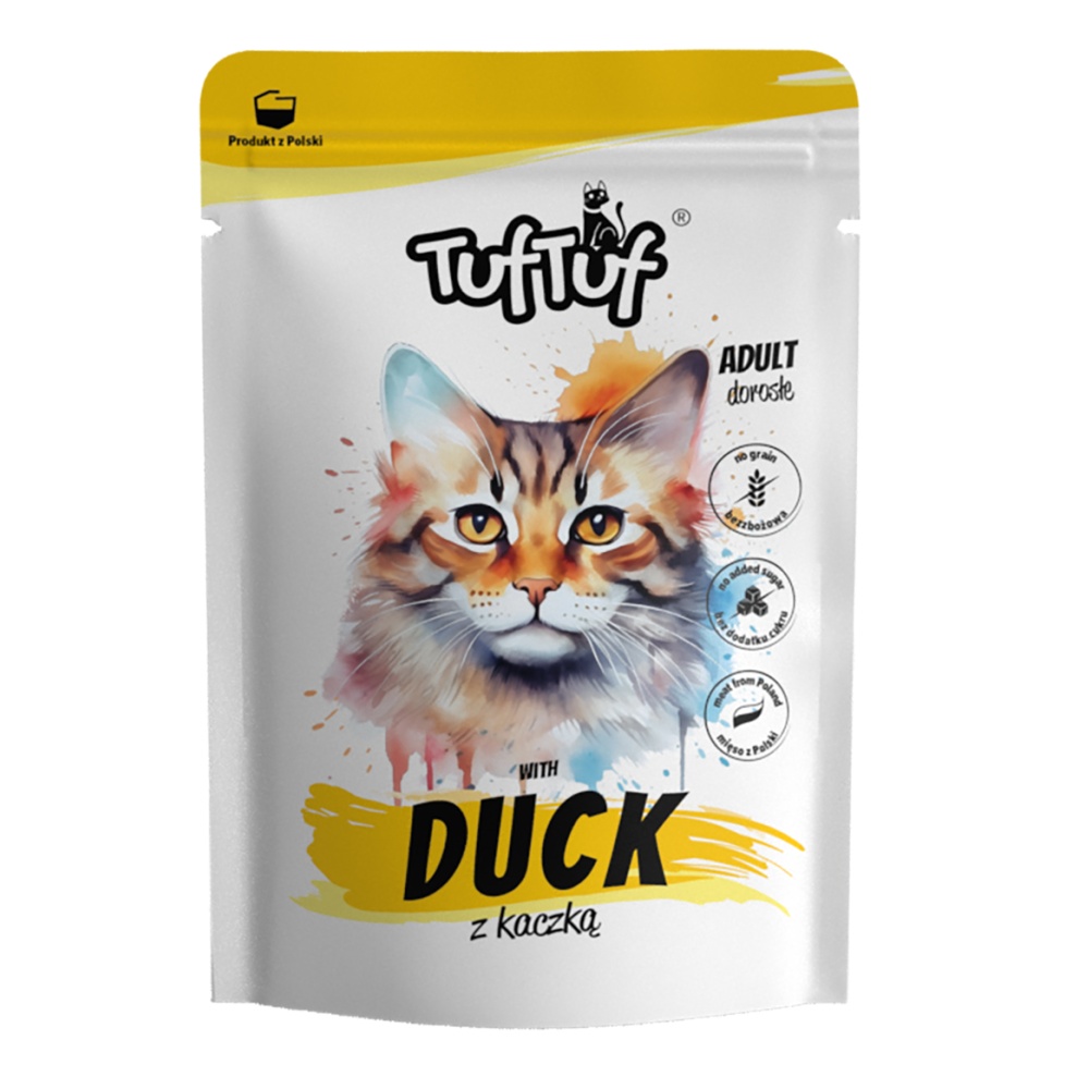 TufTuf Cat kachna, kapsička 100 g