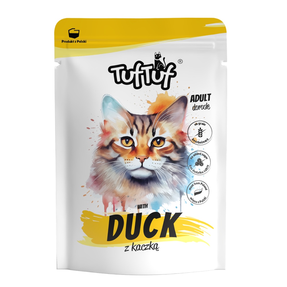 TufTuf Cat kachna, kapsička 300 g