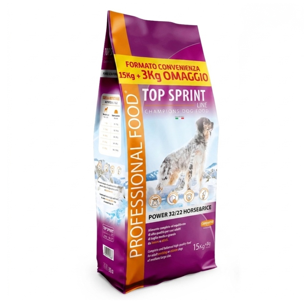Top Sprint Power Horse & Rice 15 kg + 3 kg ZDARMA