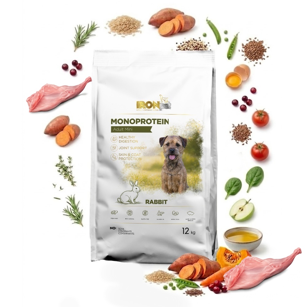 IRONpet Dog Adult Mini Rabbit 12 kg