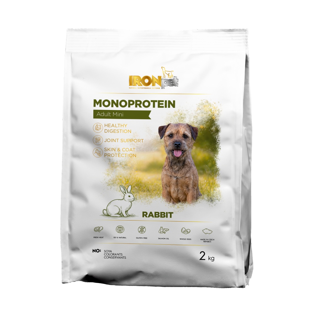 IRONpet Dog Adult Mini Rabbit 2 kg