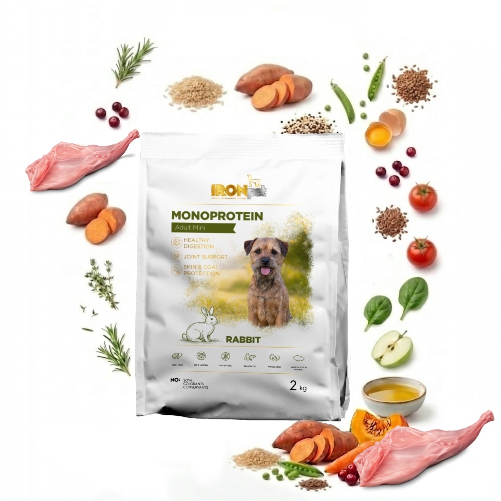 IRONpet Dog Adult Mini Rabbit 2 kg