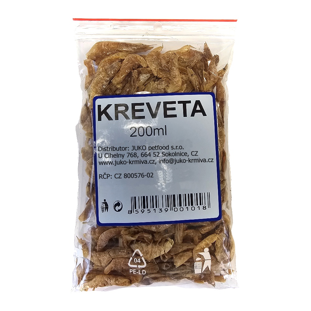 Krevety, sáček 200 ml