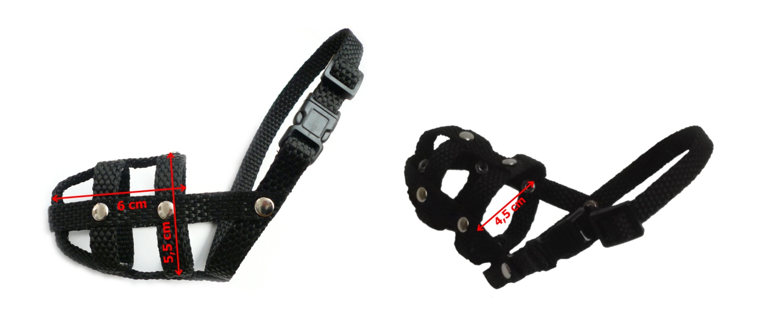 Náhubek popruh nylon č.01
