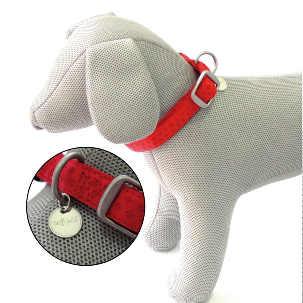 Obojek Mylord červená 20 - 30 x 1 cm