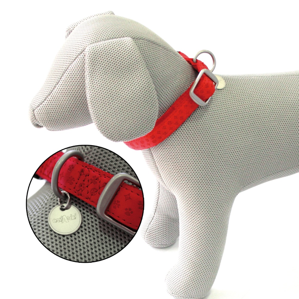 Obojek Mylord červená 48 - 70 x 2,5 cm