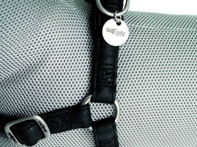 Postroj Mylord černý 2x50-75 cm