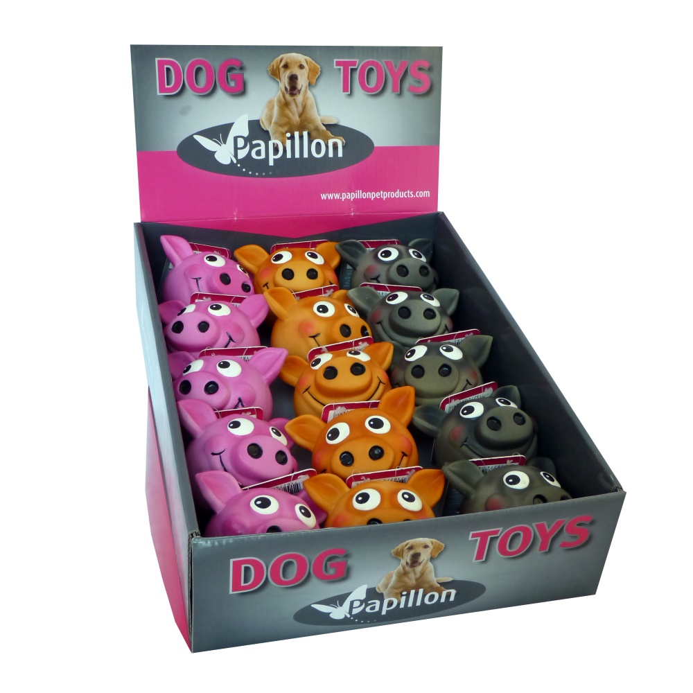 Míč prasátko plný latex 9 cm