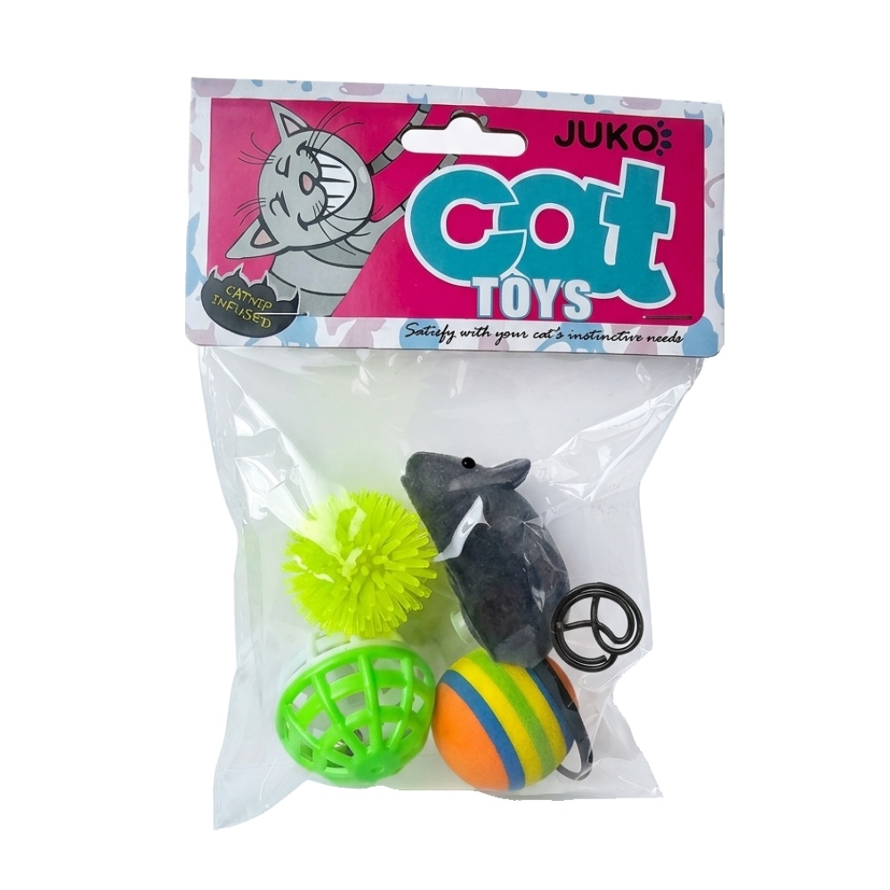 Hračka kočka mix (4 ks)