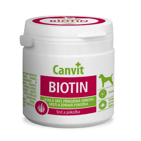 Obrázek Canvit BIOTIN pes ochucený 100 g