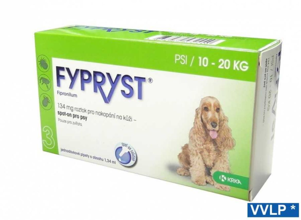 Obrázek z Fypryst spot-on pro psy M 1 x 1,34 ml 