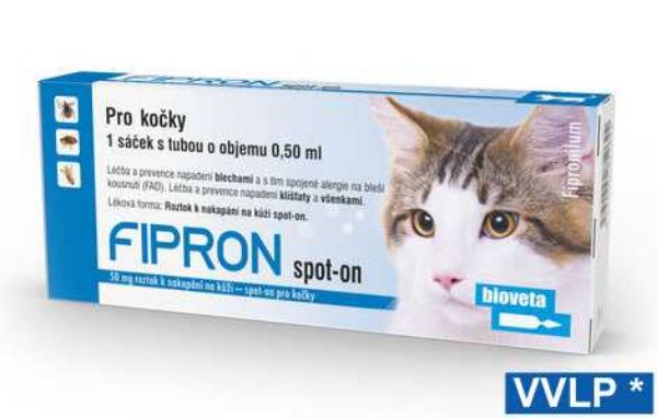 Obrázek FIPRON spot-on pro kočky 1 x 0,5 ml