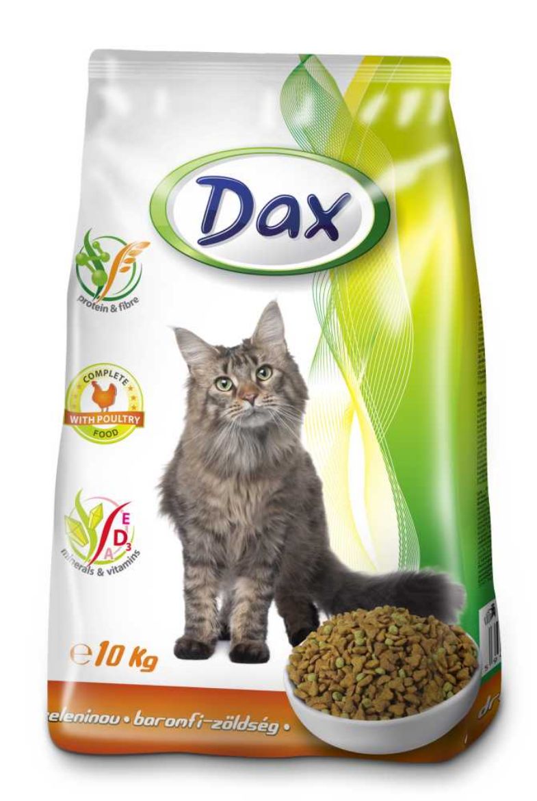 Obrázek z Dax Cat granule drůbeží se zeleninou 10 kg 